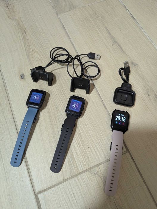 Смарт годинник лот Xiaomi Amazfit Bip та Canyon CNS-72BB