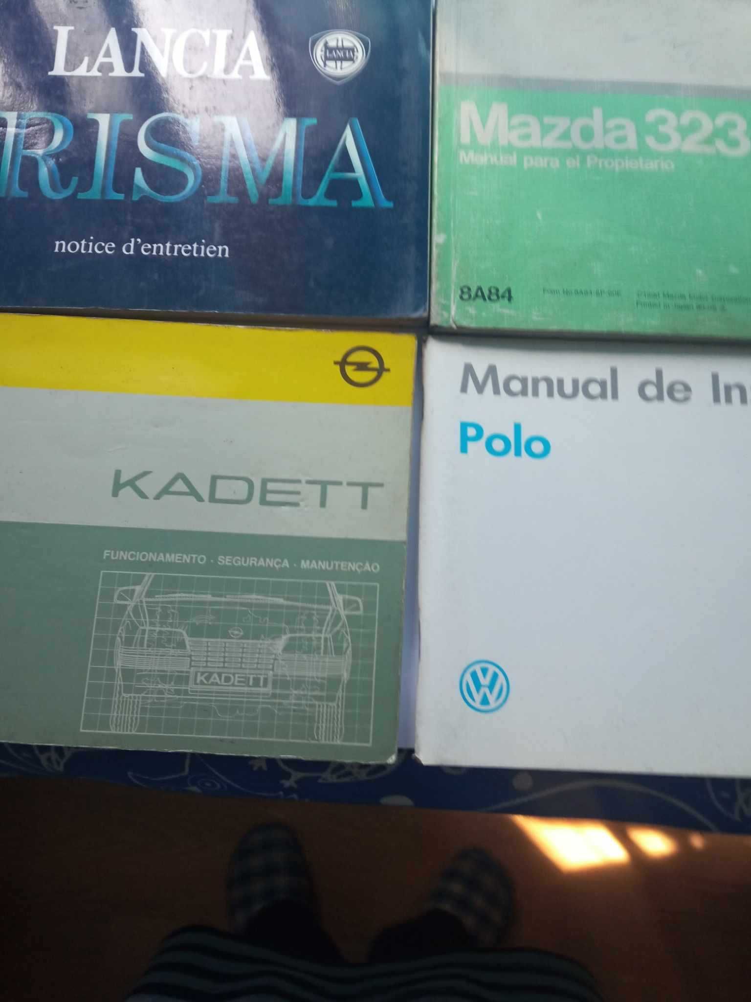 manuais de instruções de automóveis