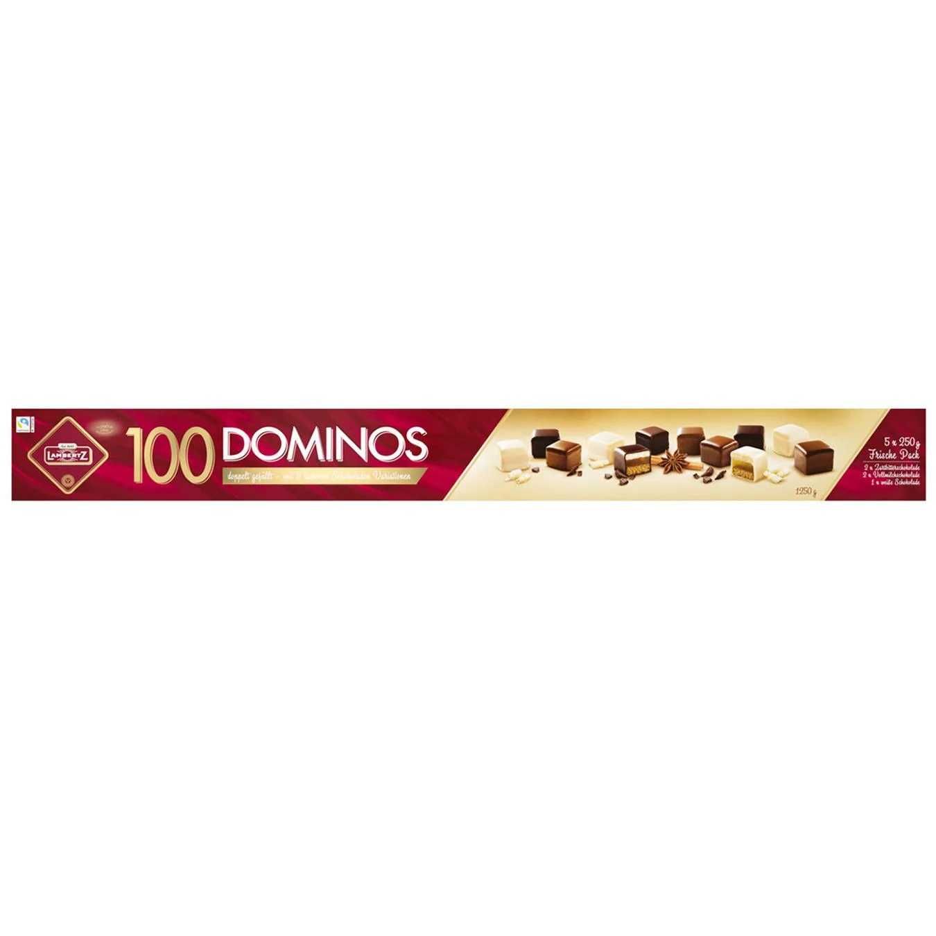 Шоколадні цукерки Lambertz 100 Dominos 1250 g