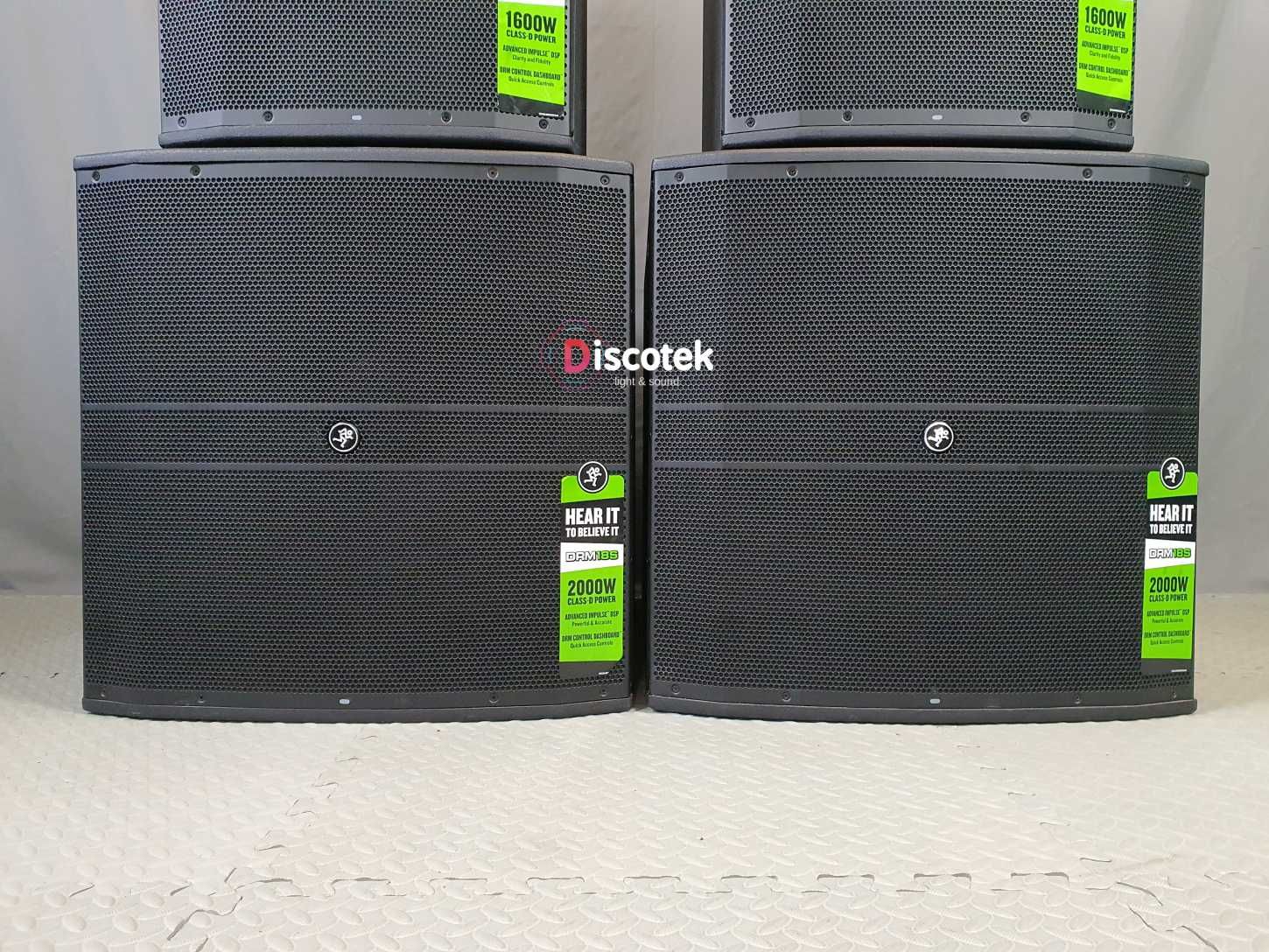 Mackie DRM 215 + DRM 18S | Nowy: 20 tys | Aktywny |