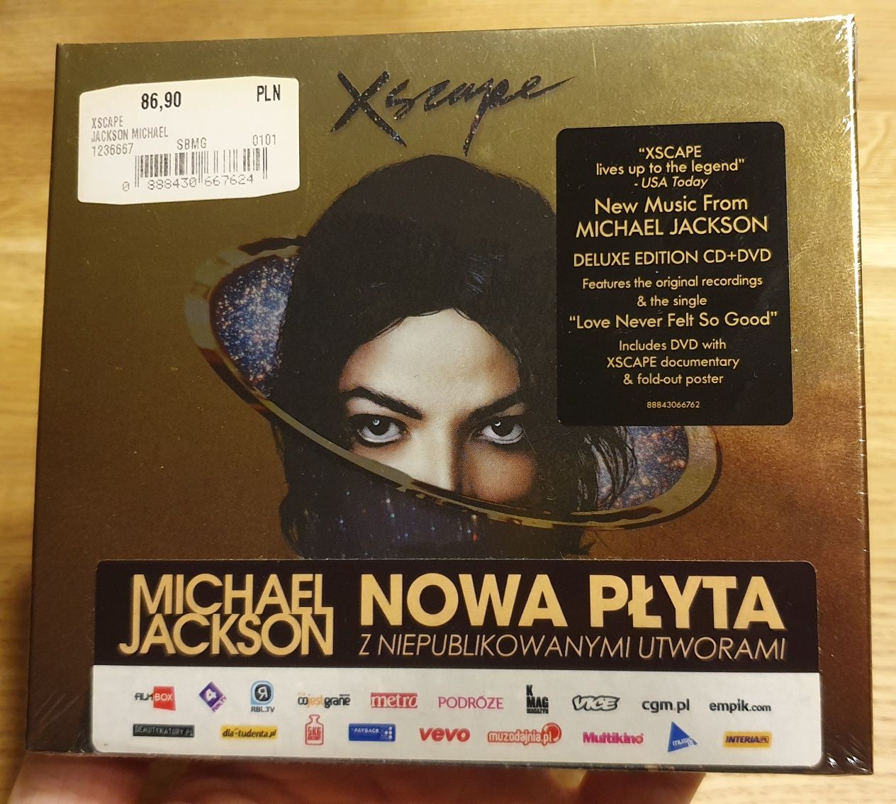 Michael Jackson - XSCAPE cd+dvd (nowe, w folii)