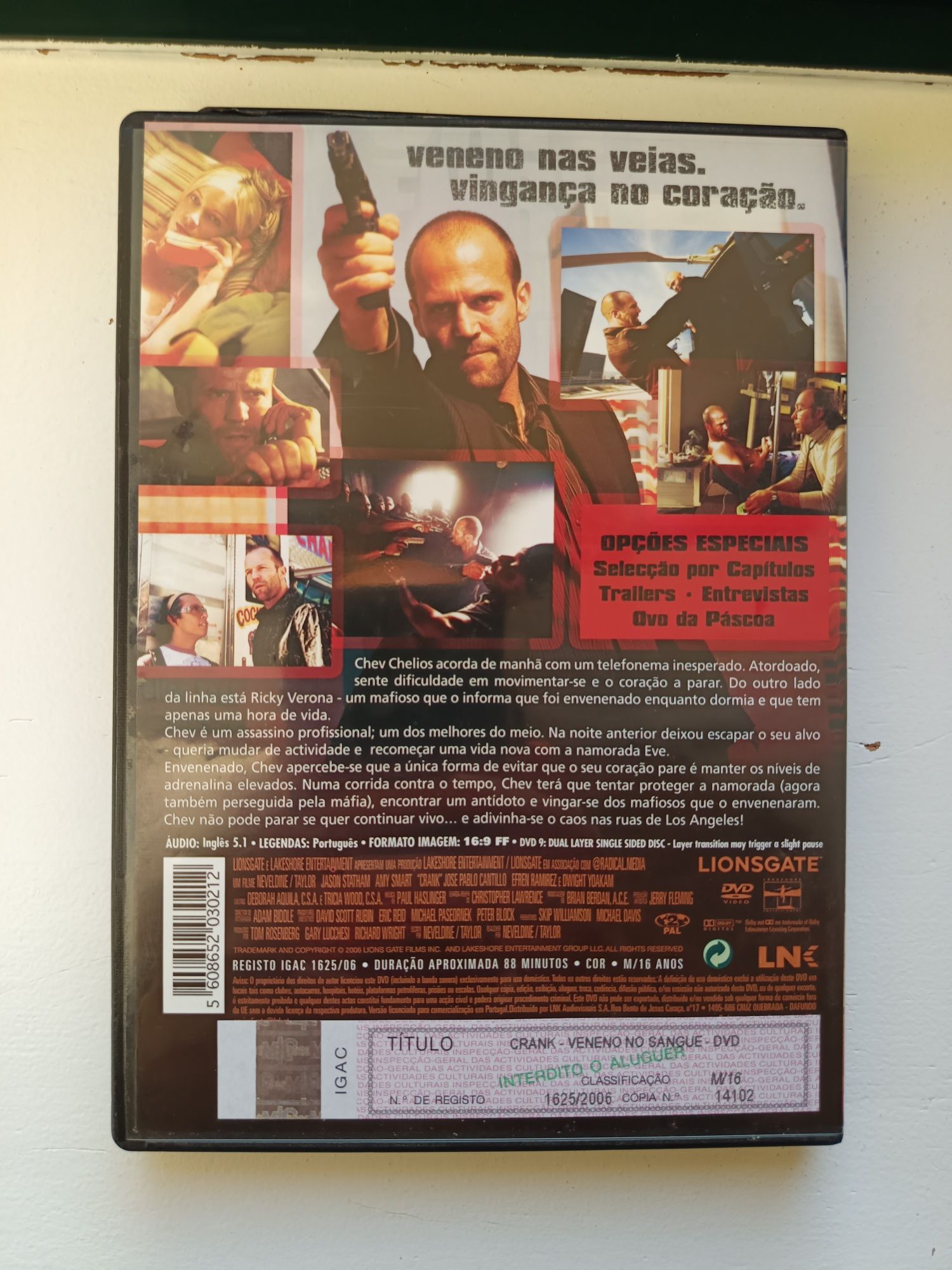 DVD crank veneno no sangue