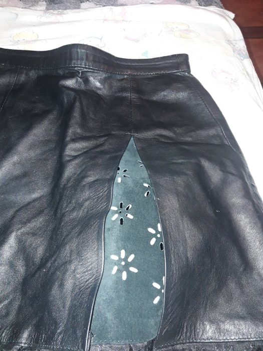 Очень классная кожаная юбочка