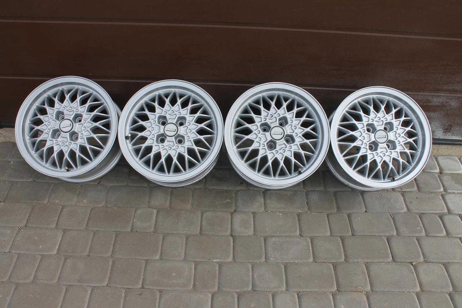 15" aluski BBS 4x100 POLO golf caddy jetta lupo arosa corsa E30 swift