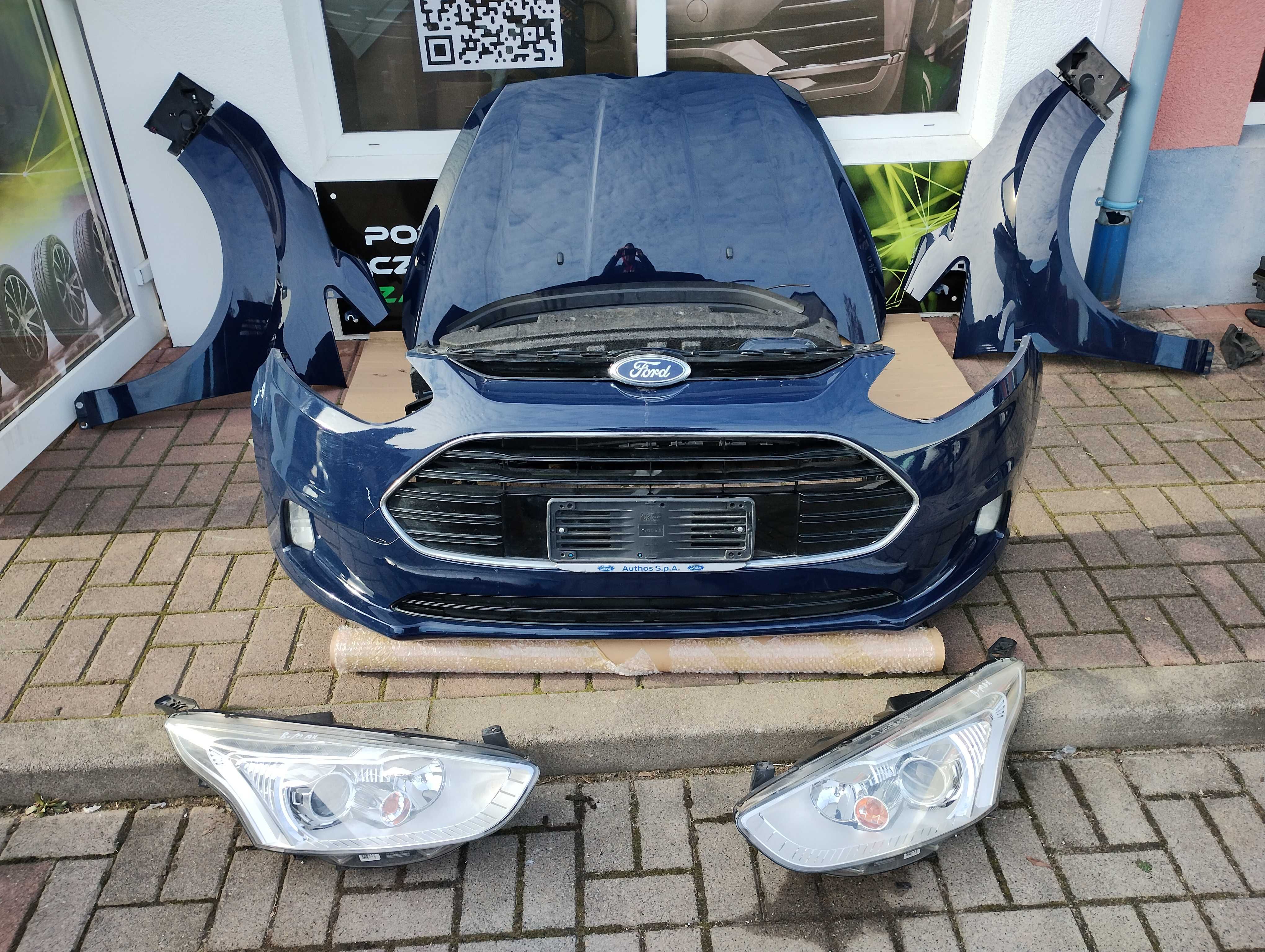 Przód kompletny Ford B-max Benzyna Zderzak Maska Błotnik Pas