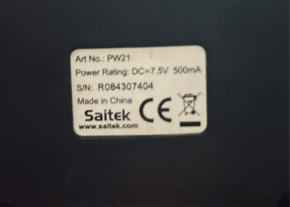 Sprzedam kierownicę SAITEK PW21/PS2/PS3/PC/XBOX