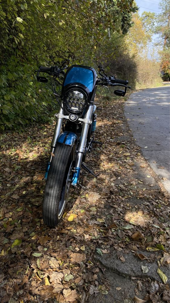 Yamaha sr500 custom cafe facet flat tracker