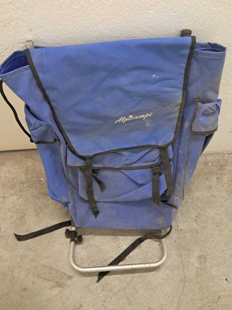 mochila de campismo