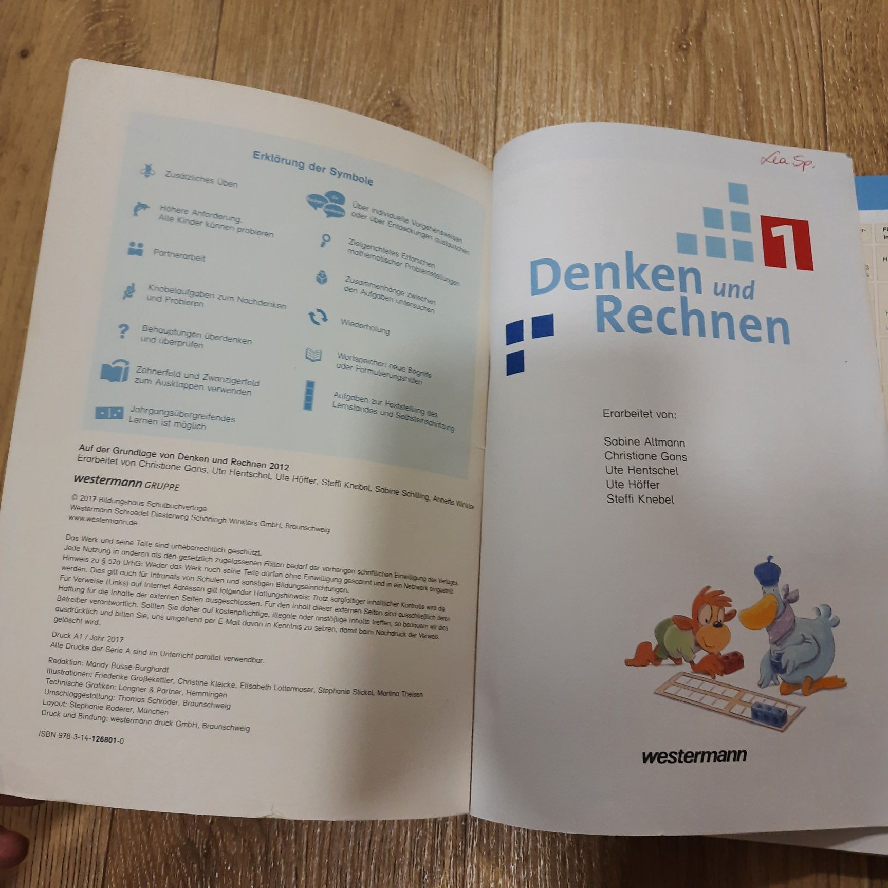 Мышление и расчеты Книга на немецком языке для начинающих, школьников