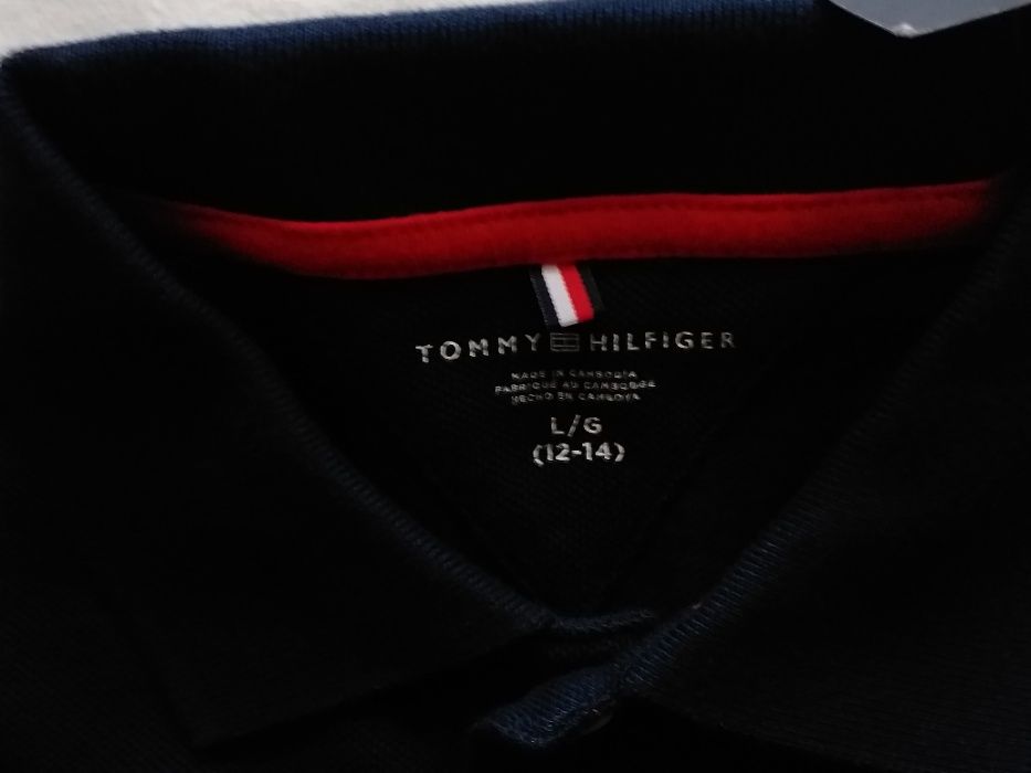 Koszulka polo long sleeve Tommy Hilfiger dziecko L