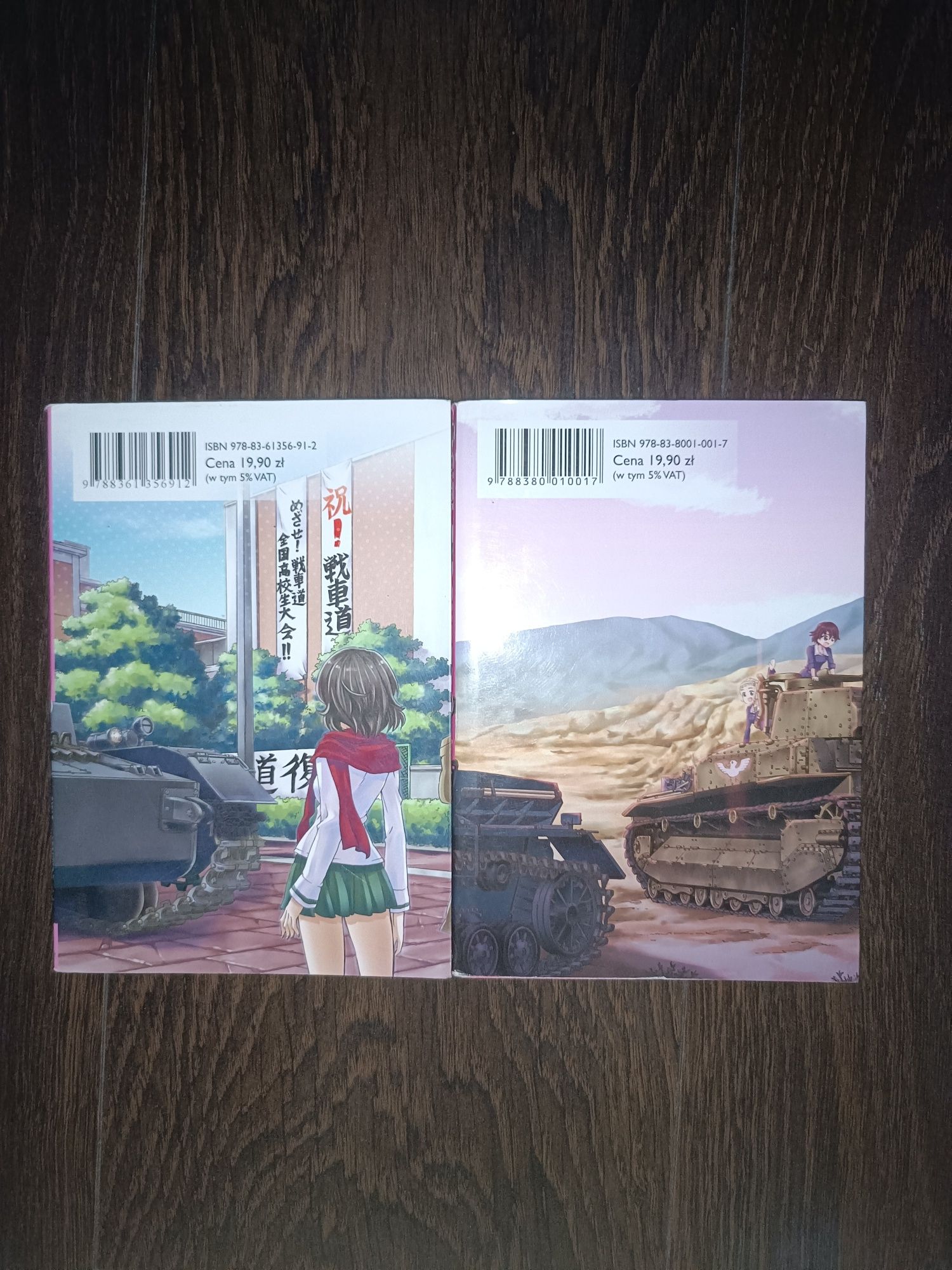 Manga Girls & Panzer tomy 1-2 Zestaw Komplet