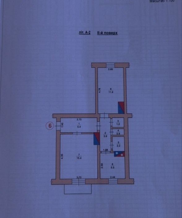 Продаж двокімнатної квартири в Головині