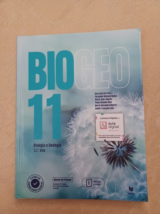 Manual - BioGeo 11 - Biologia 11º ano ( como novo)