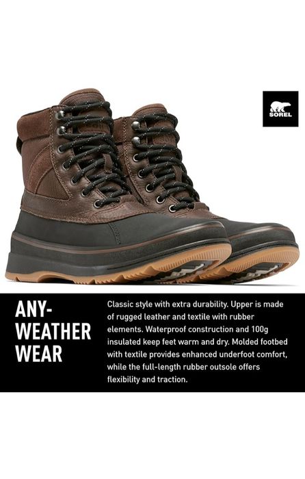 SOREL Akeny II Boot Plus Eur 44 Коричневий