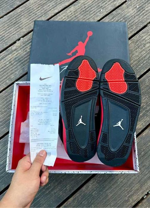 "Buty biegania "Nike_Air_Jordan_4_Retro_Red_Thunder_Roz.41