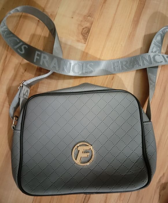 Torebka damska jak nowa szara