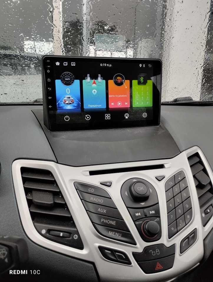 (NOVO) Rádio 2DIN • Ford Fiesta (2008 a 2017) • Android • GPS MK6