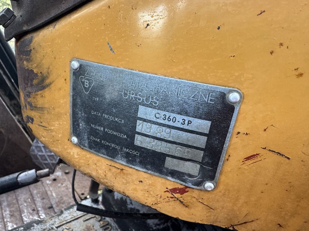 Ciągnik rolniczy Ursus c360 3p oryginał