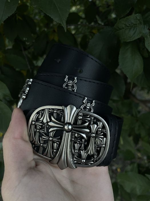 Ремінь Chrome Hearts | Шкіряний ремінь
