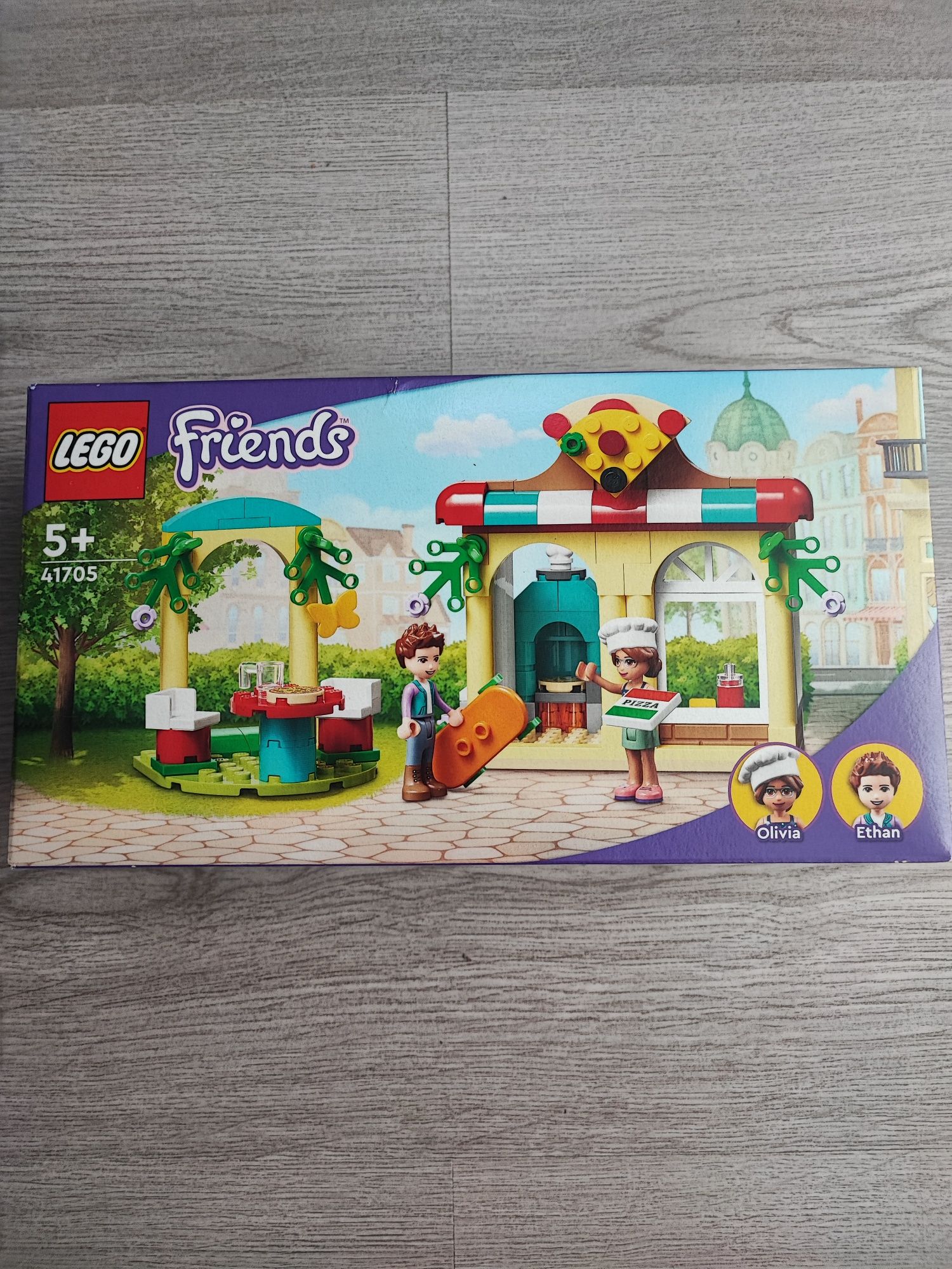 Nowe LEGO friends 41705 dla dziewczynki Pizzeria w Heartlake prezent