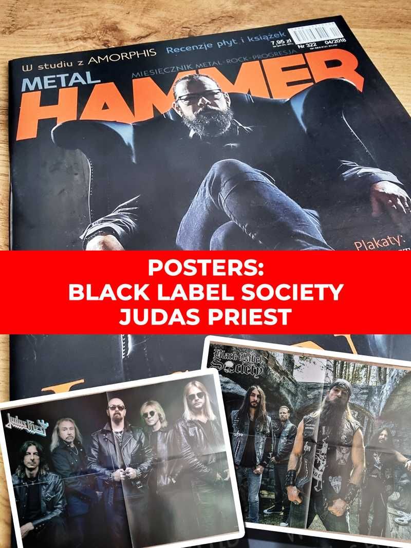 Metal Hammer 2018 - Ihsahn, Plakaty: Black Label Society, Judas Priest