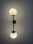 Lampa sufitowa czarny mat kule