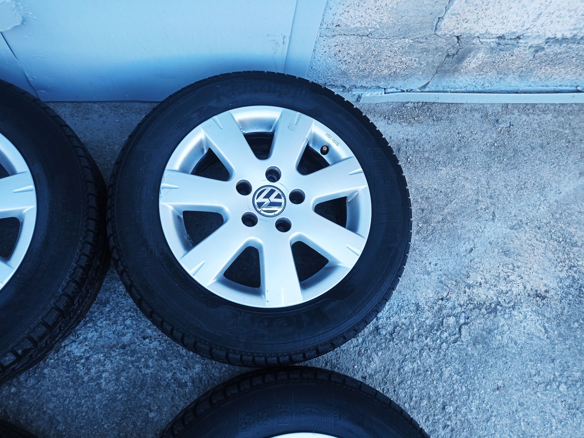 Диски 5х112 r15 оригінал volkswagen+резина зима 195/65r15 ціна за все