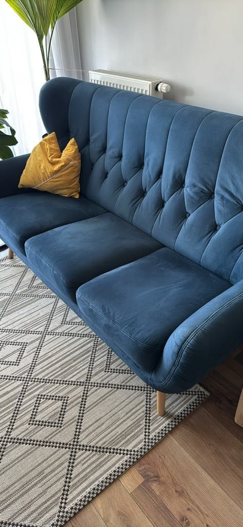 SOFA KELSO II 3-osobowa granatowy,AgataMeble