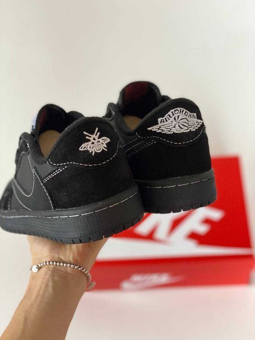 Кроссовки Nike Air Jordan 1 Low x Travis Scott 'Black Phantom' 39-45