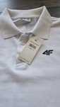 Koszulka T-shirt polo 4F XL meska bia