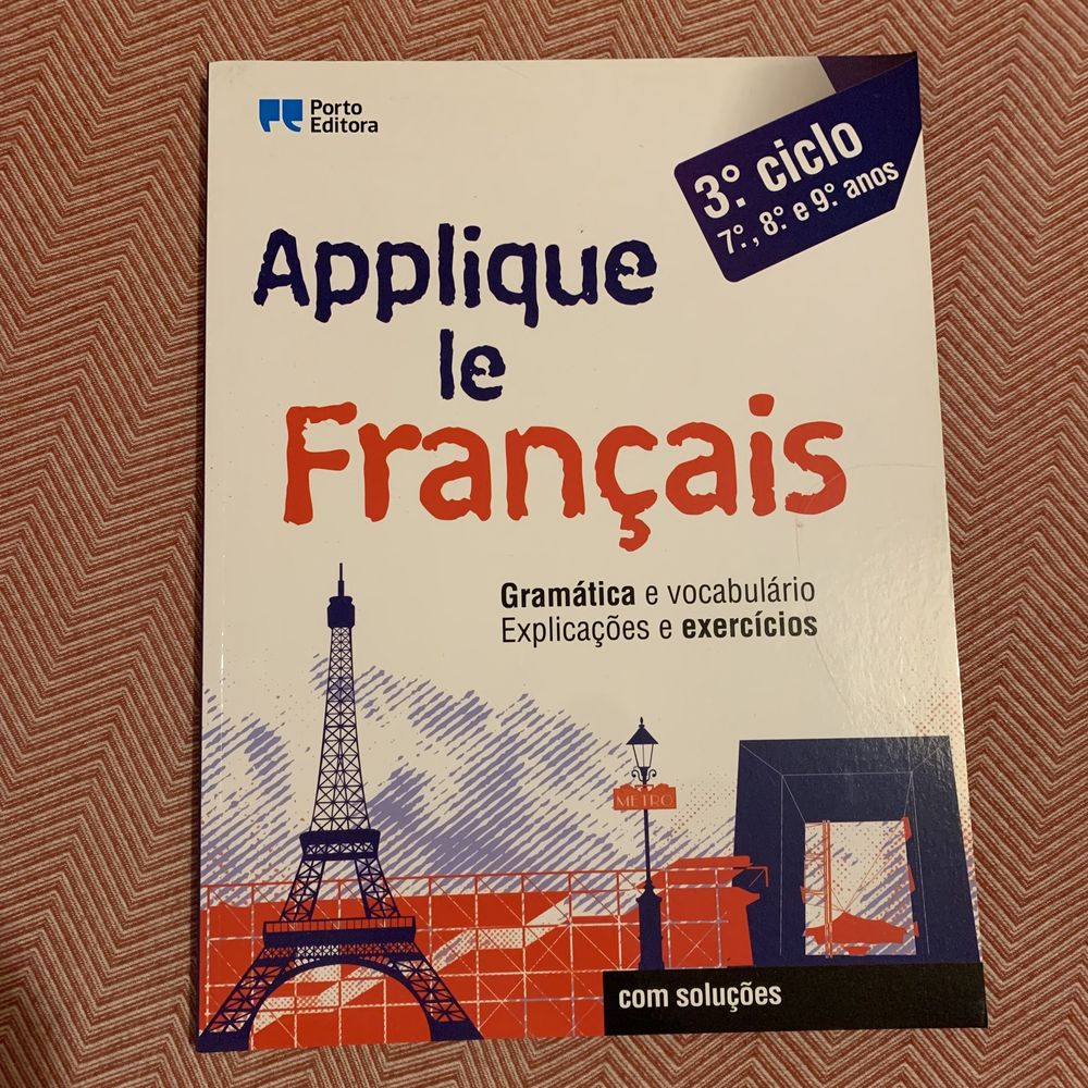 Livro de exercícios de Francês