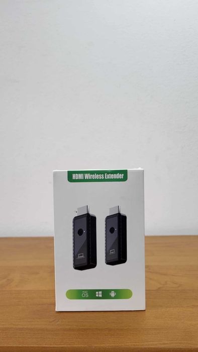 Bezprzewodowy nadajnik i odbiornik HDMI, obsługa 4K, Plug & Play