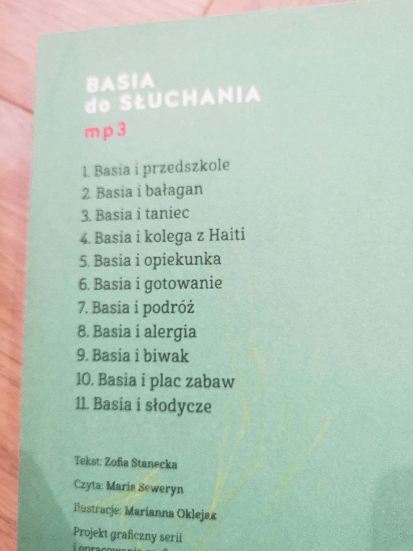 Seria książeczek BASIA - Zofia Stanecka, Marianna Oklejak 7 sztuk