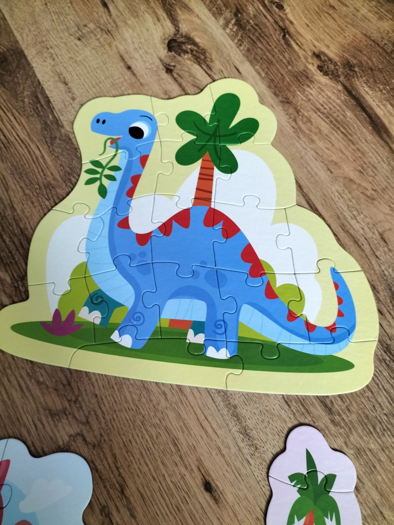 Puzzle dinozaury 3 sztuki