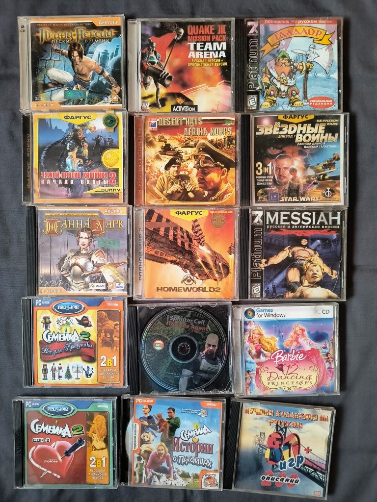 Игры для ПК PC: Tomb Rider; Quake 3; Desert Rats vs Afrika Korps...