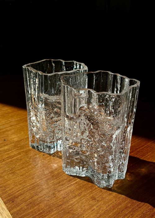 Wazon szkło strukturalnego „Pinus” Tapio Wirkkala iittala, Finland 70s