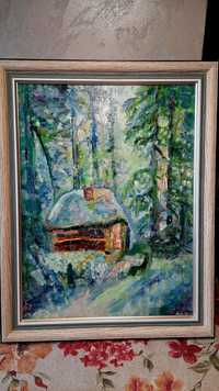 Картина" Лісова хатина"