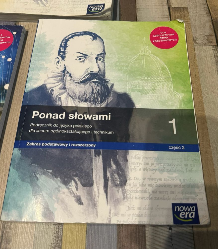 Zestaw ksiazek do szkol liceum /technikum kl 1