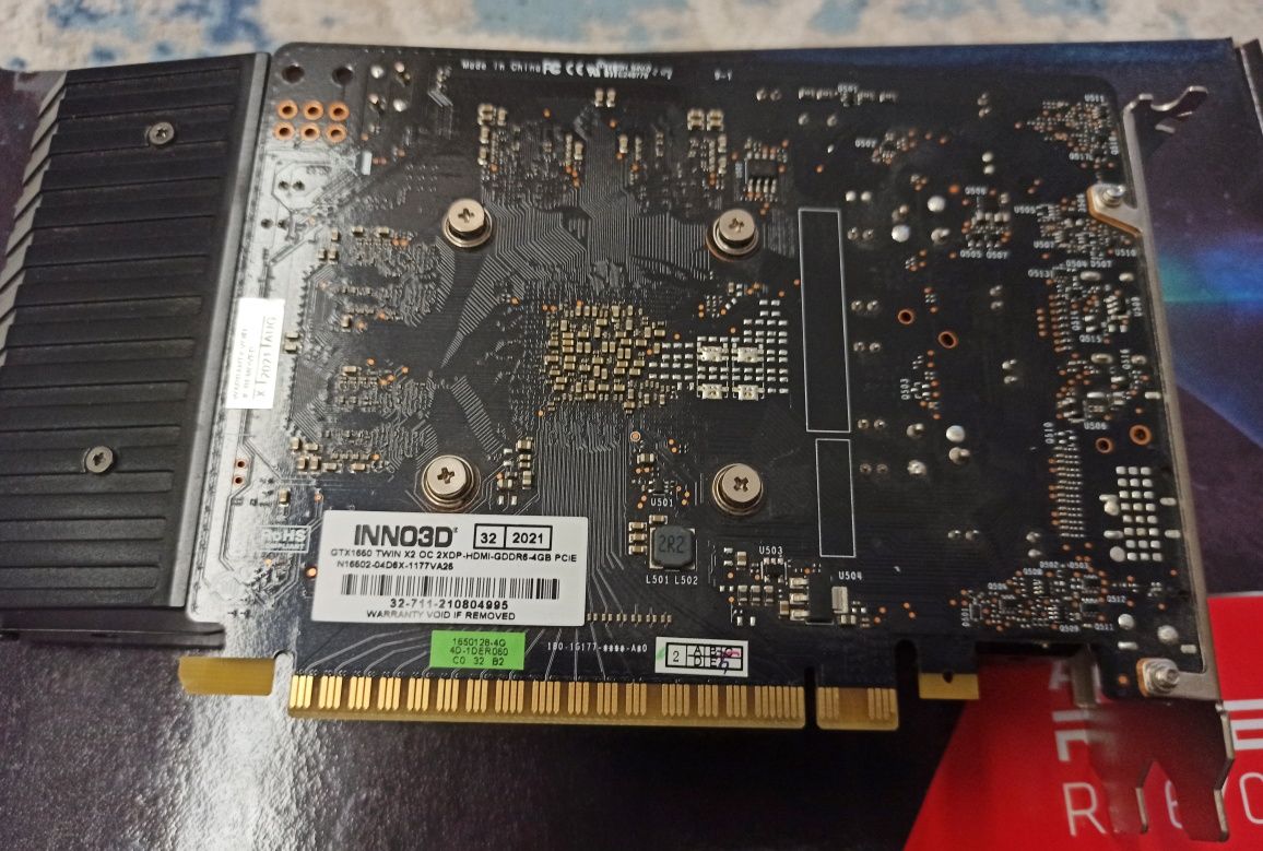 Karta Graficzna Inno3D GeForce GTX 1650 Twin X2 OC V2 4GB GDDR6