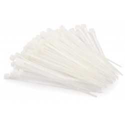 Opaski kablowe zaciskowe 3,6x300mm BIAŁE Mocne 100 szt