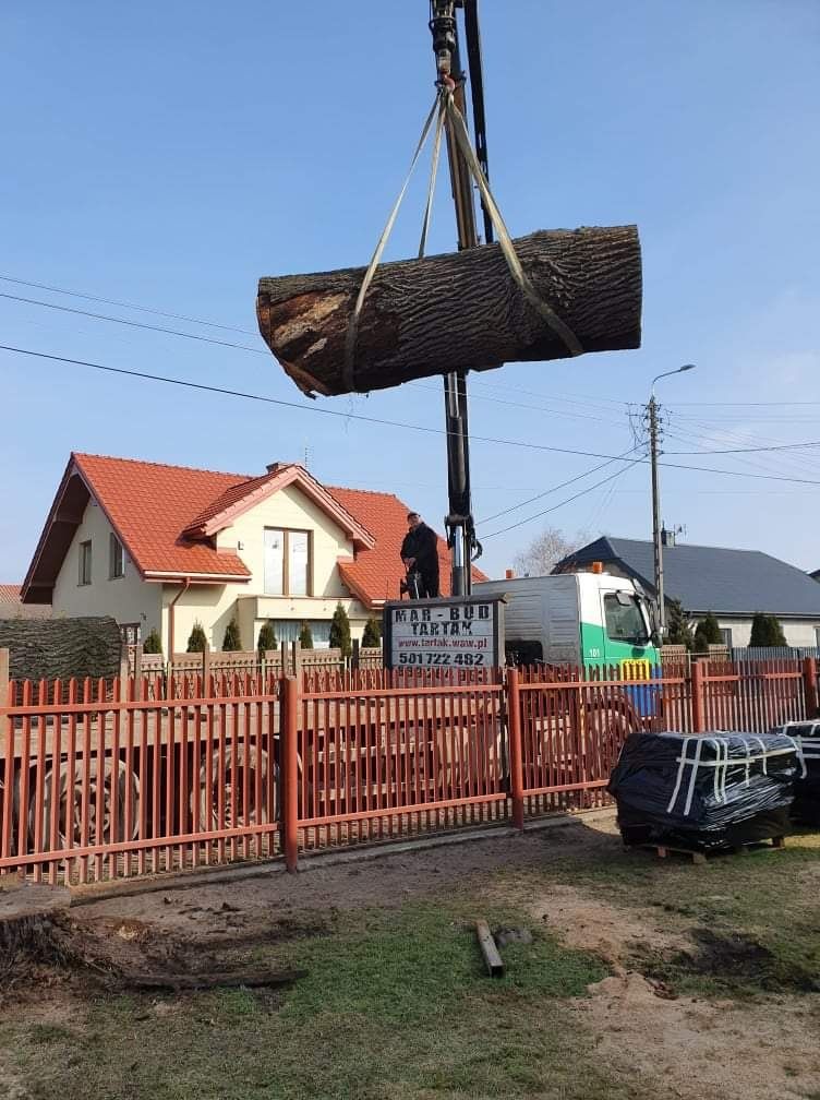 Czyszczenie działek podnośnik rębak mulczer wycinka