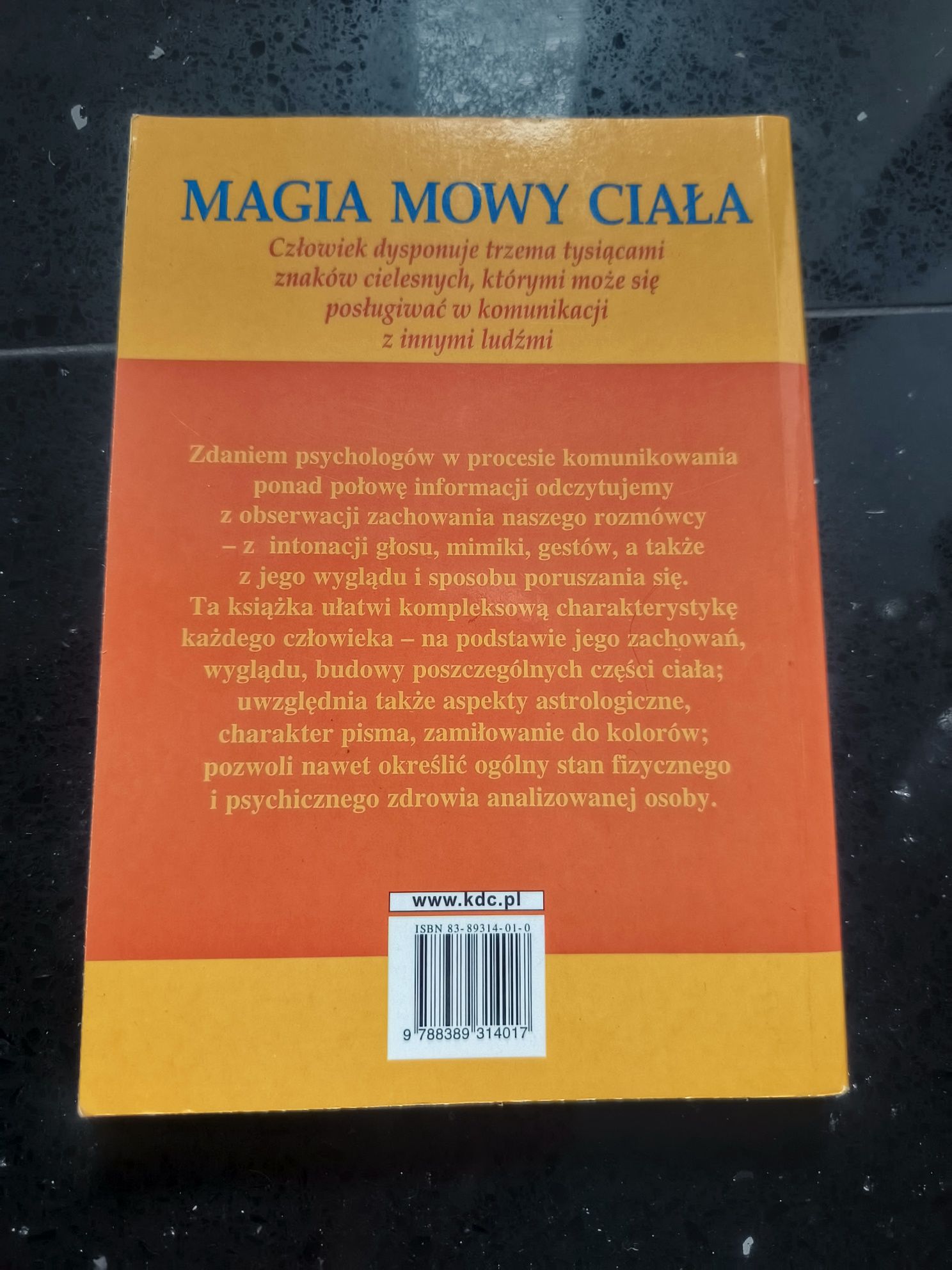 Język ciała, gestów i zachowań - Andy Collins