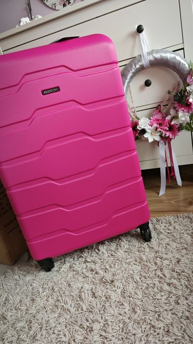 Walizka podróżna duża różowa Puccini