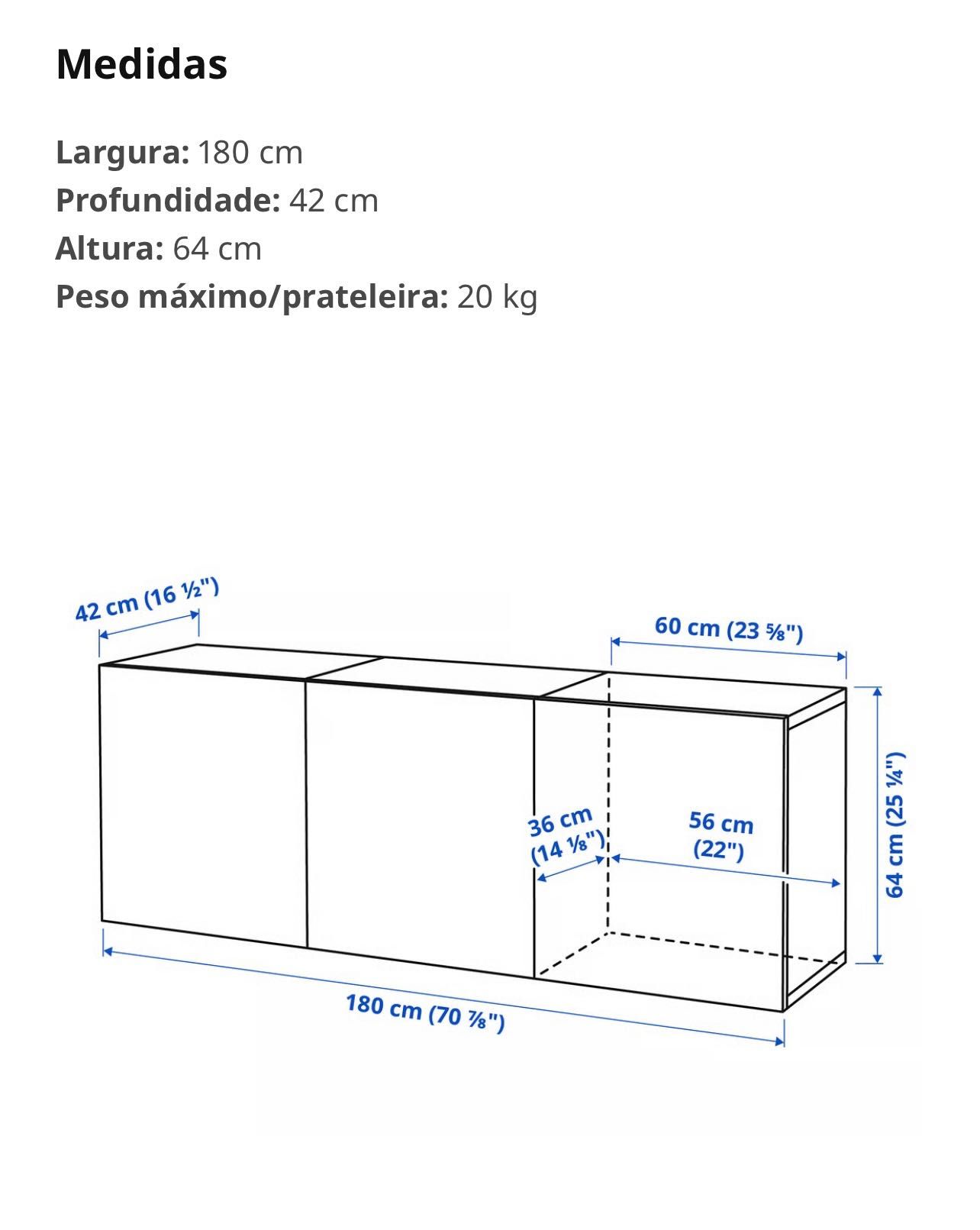 Armário de três portas, ikea