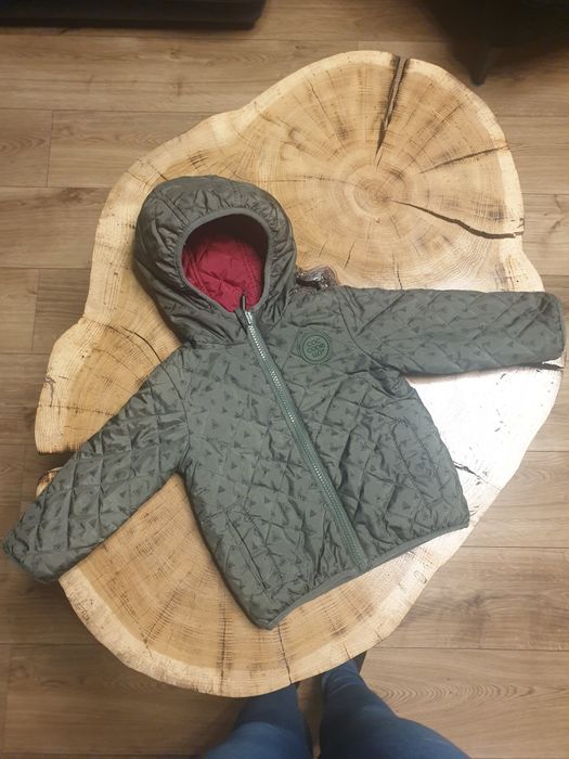 Kurtka chłopięca ciepła lekka dwustronna coccodrillo 80cm
