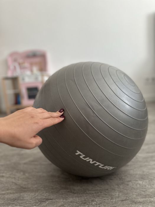 Фітбол Tunturi Gymball 55 см Сірий, срібний