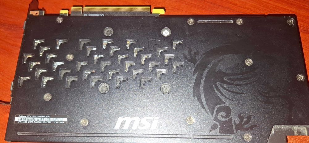 MSI GeForce GTX 1060 GAMING X 6GB GDDR5 hynix