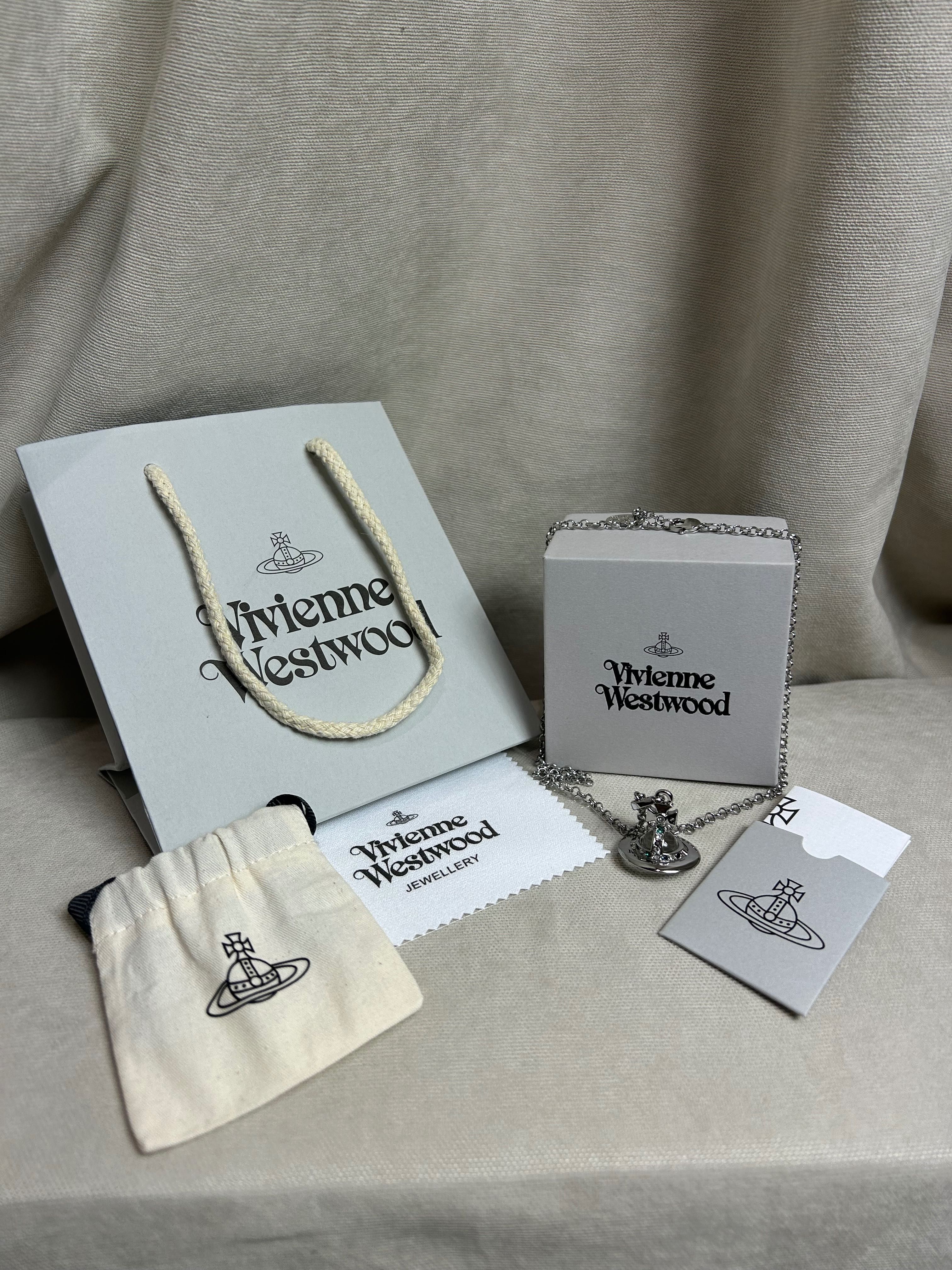 Vivienne Westwood Saturn Orb Mini оригинал подвеска кулон серебристый