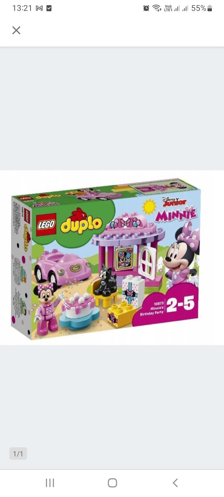 Lego Duplo przyjęcie urodzinowe Myszki Minnie 10873