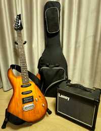 Gitara elektryczna Ibanez Gio GSA60 + Wzmacniacz Laney LG12